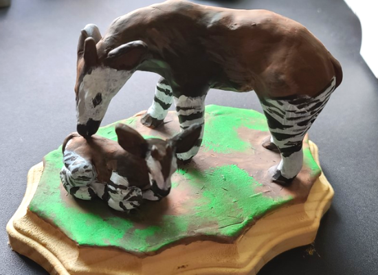 Okapi Statue