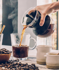 coffee being poured